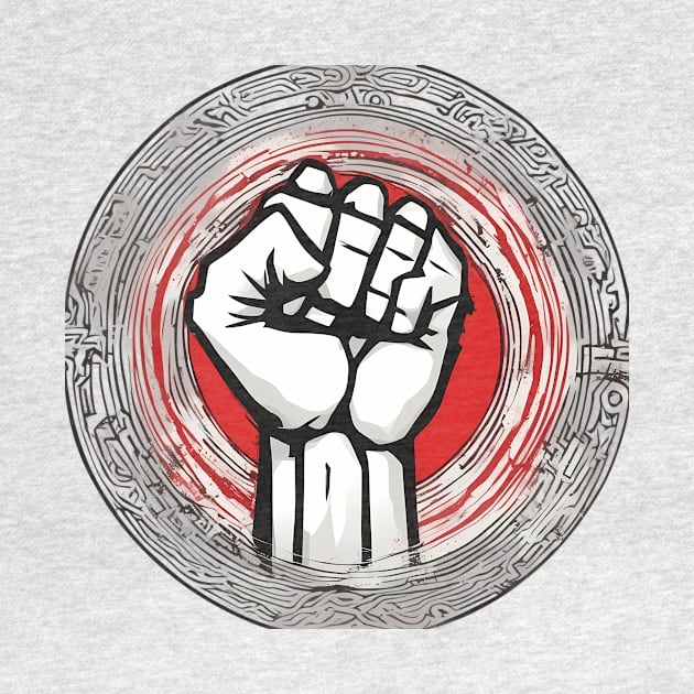 Empowerment Fist A Call to Fight & Uplift by trubble